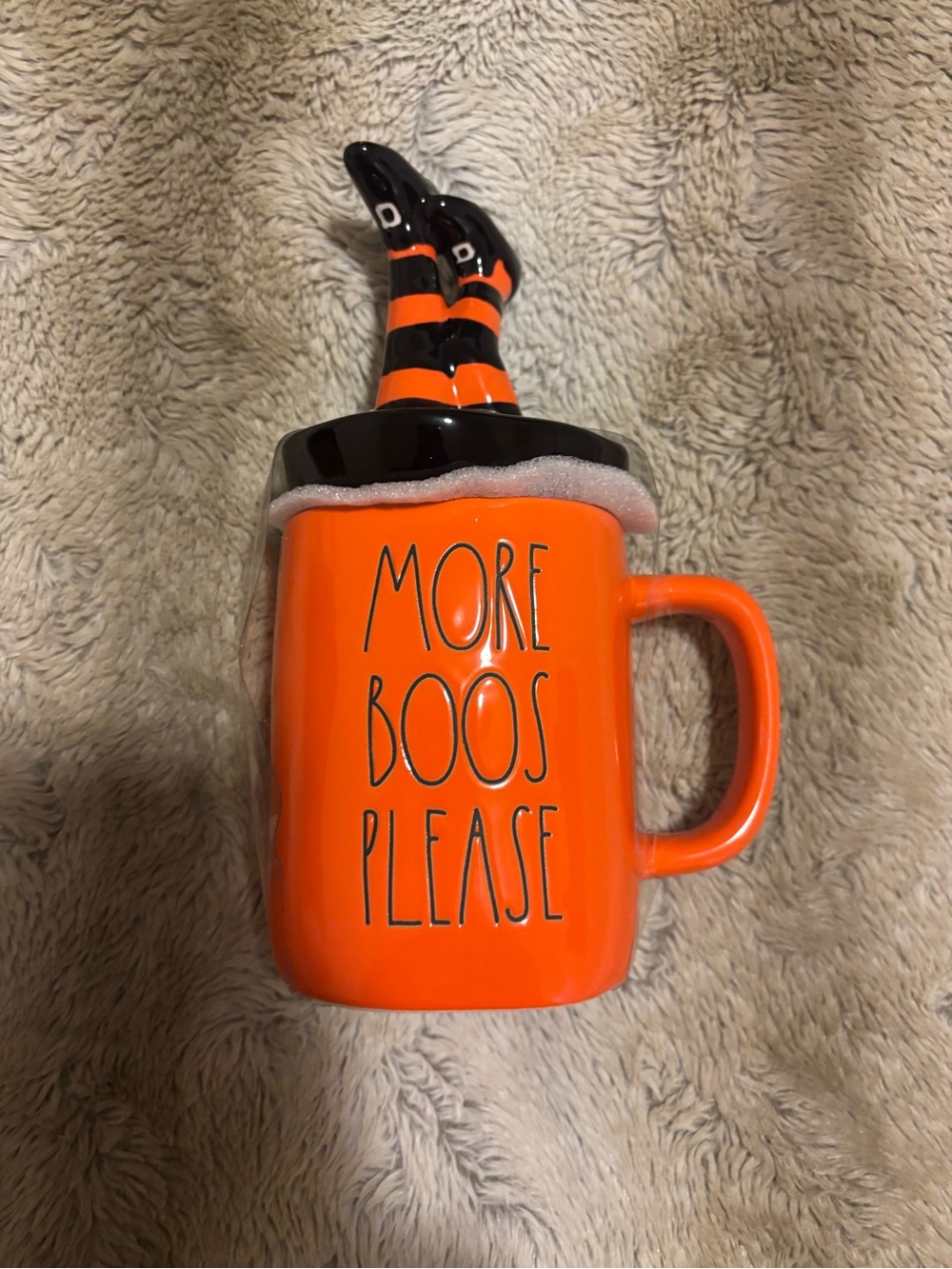 Rae Dunn More Boos Please Mug and Topper - NEW